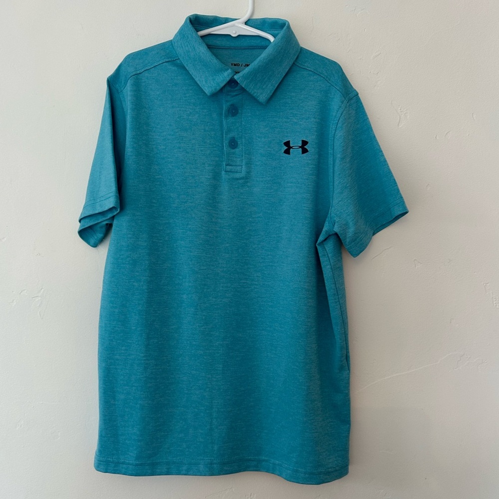 NWT Under Armour Boys Medium Polo